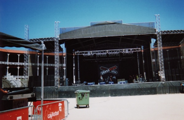 Opening for The Stray Cats Gijon Spain